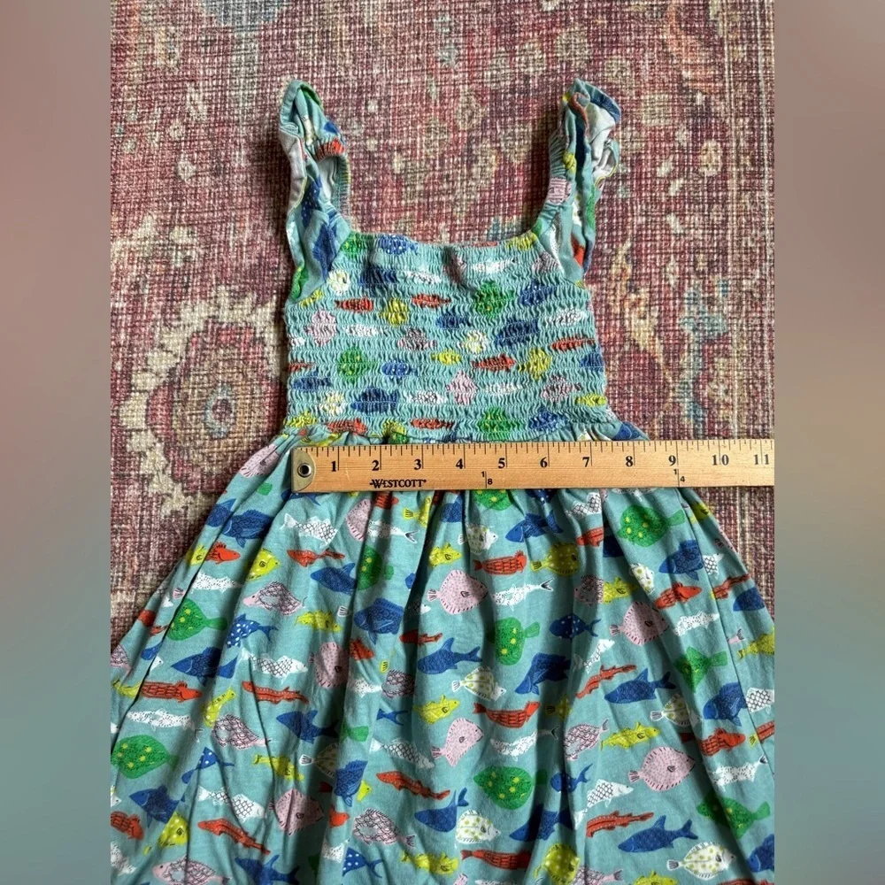 Mini Boden 2-3yr Colorful Fish Print Kids Dress